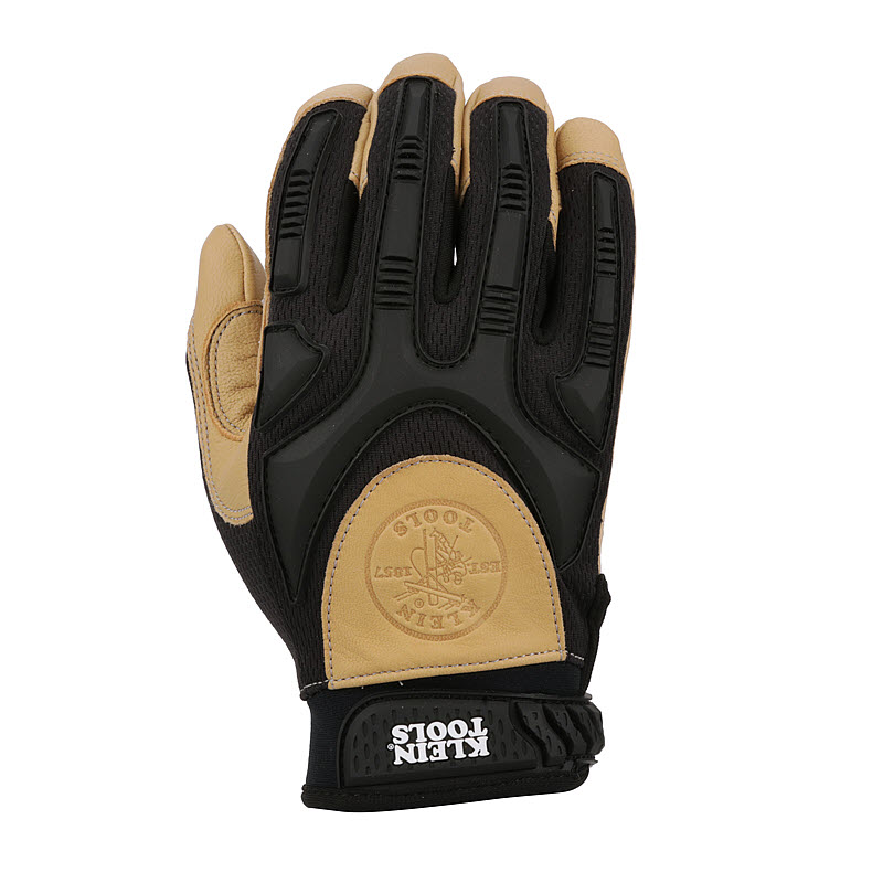 Klein Tools - 60189 - Leather Work Gloves, X-Large, Pair