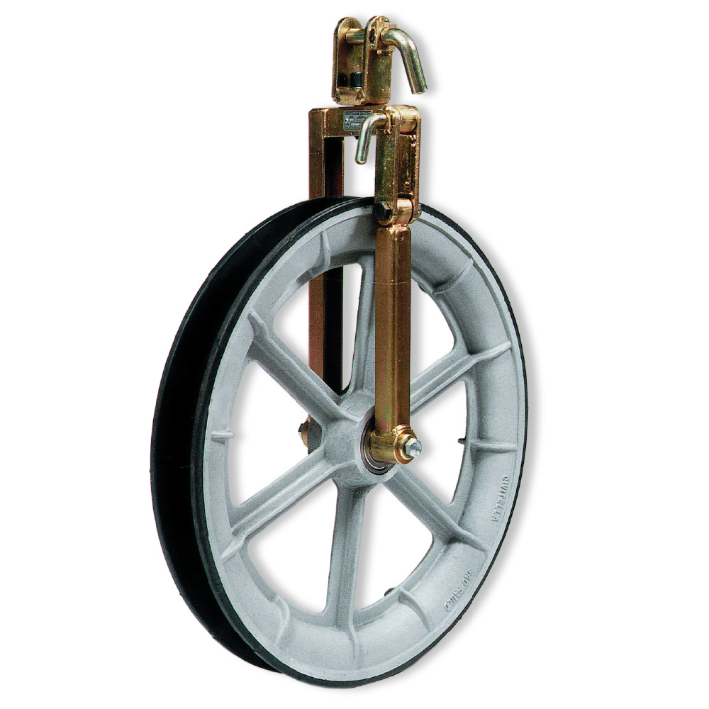 Civitella 51.R03.B1 Roldana para 1 condutor (ØD 420, carga de trabalho 4500 kgf) - Image