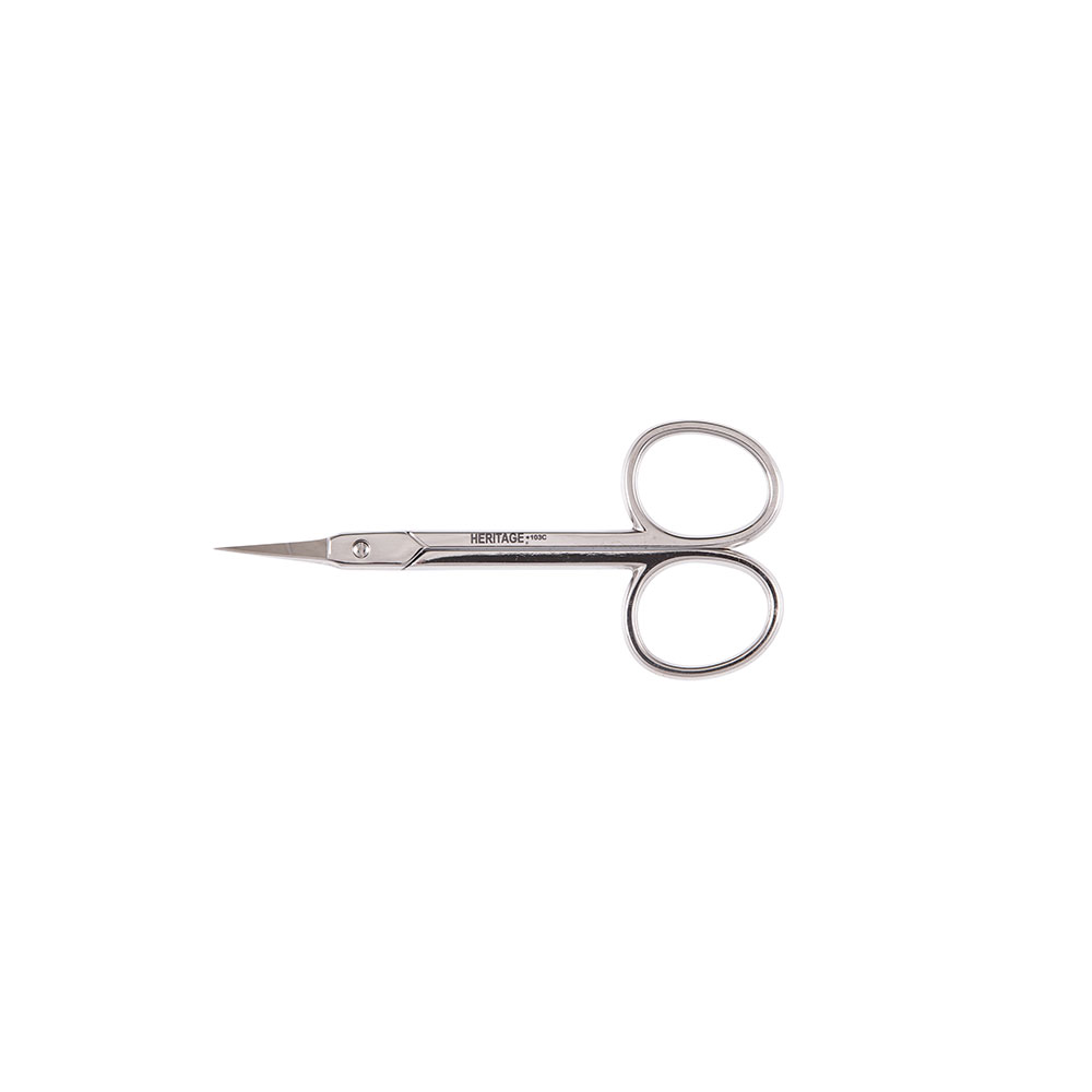 G103C Embroidery Scissor, Fine Point. Curved Blade - Image