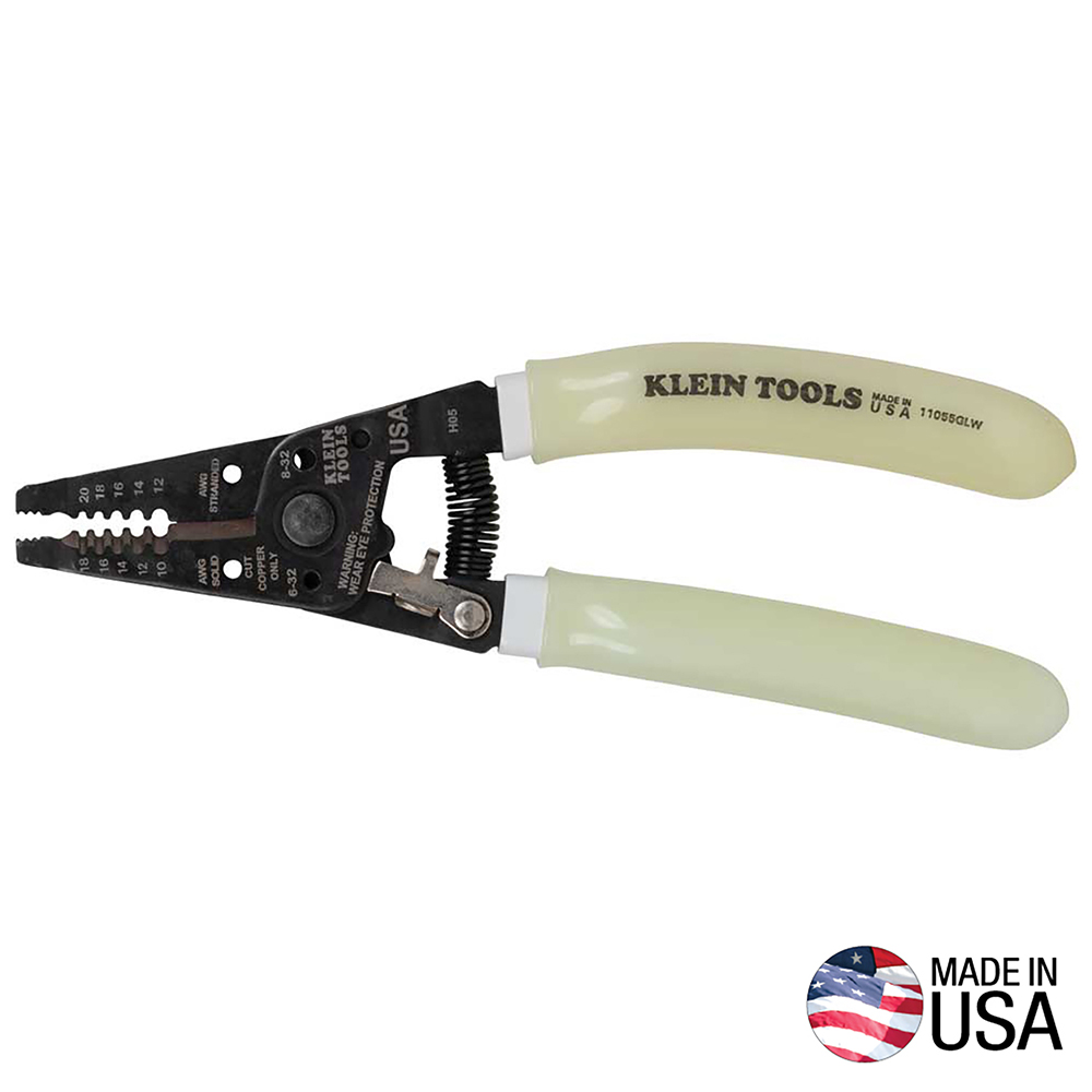 11055GLW High-Visibility Klein-Kurve® Wire Stripper/Cutter - Image