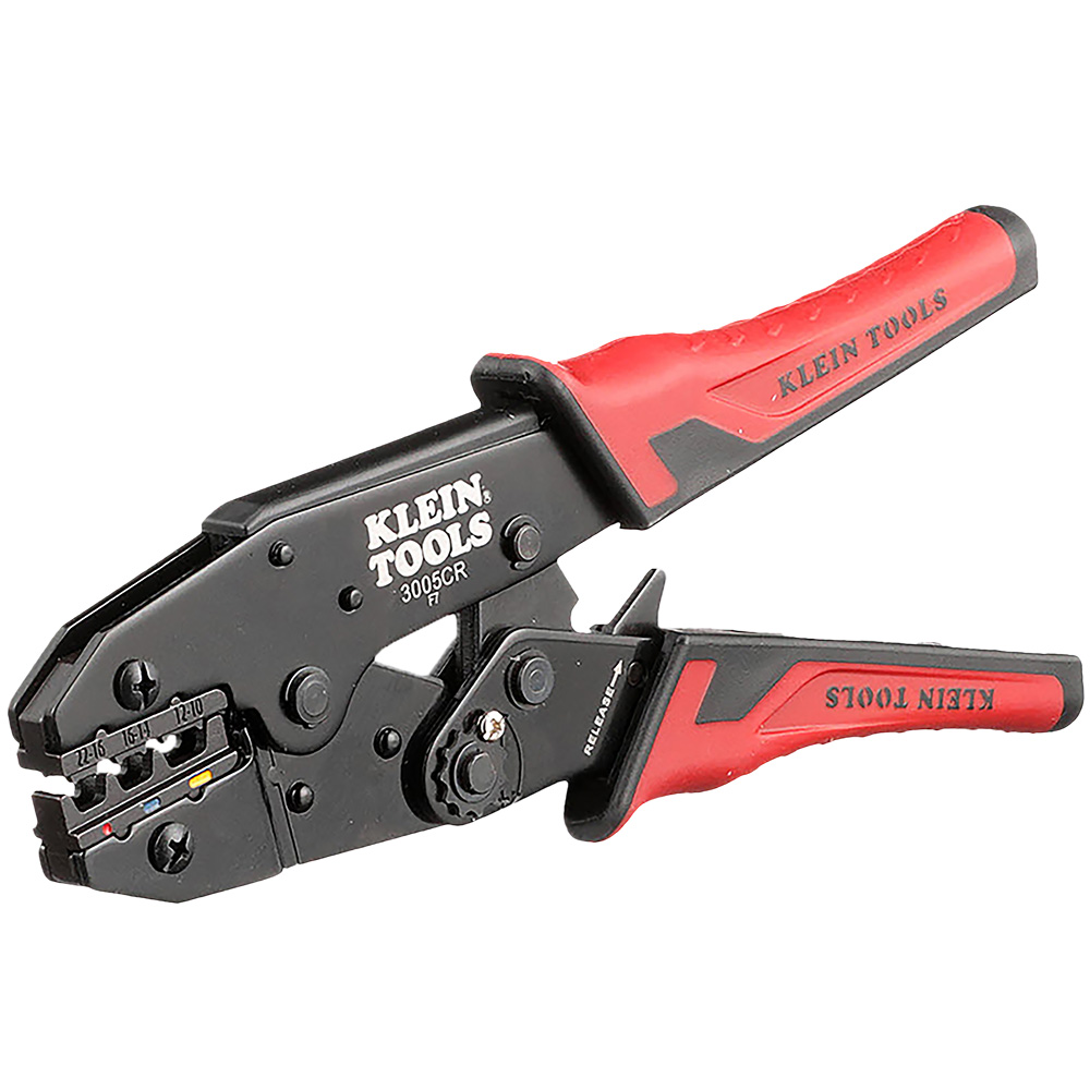 3005CR Ratcheting Crimper, 10-22 AWG - Insulated Terminals - Image