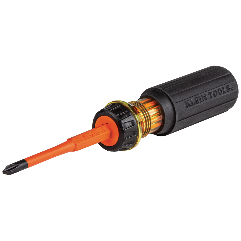 32293 Flip-Blade Insulated Screwdriver, 2-in-1, Ph. Bit No. 2, Sl. Bit 0.6 cm - Image