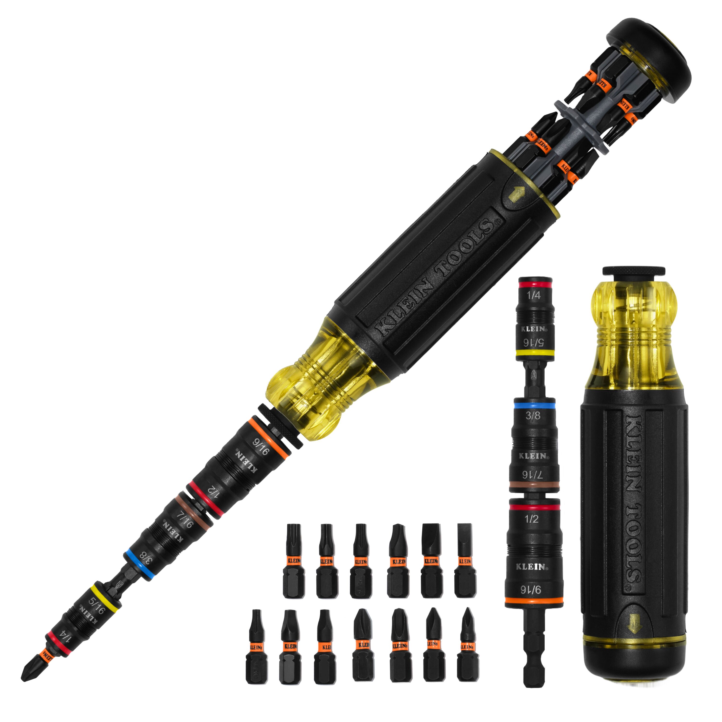 32303HD 20-in-1 Impact Driver Set with Screwdriver Bits and Flip Sockets - Image