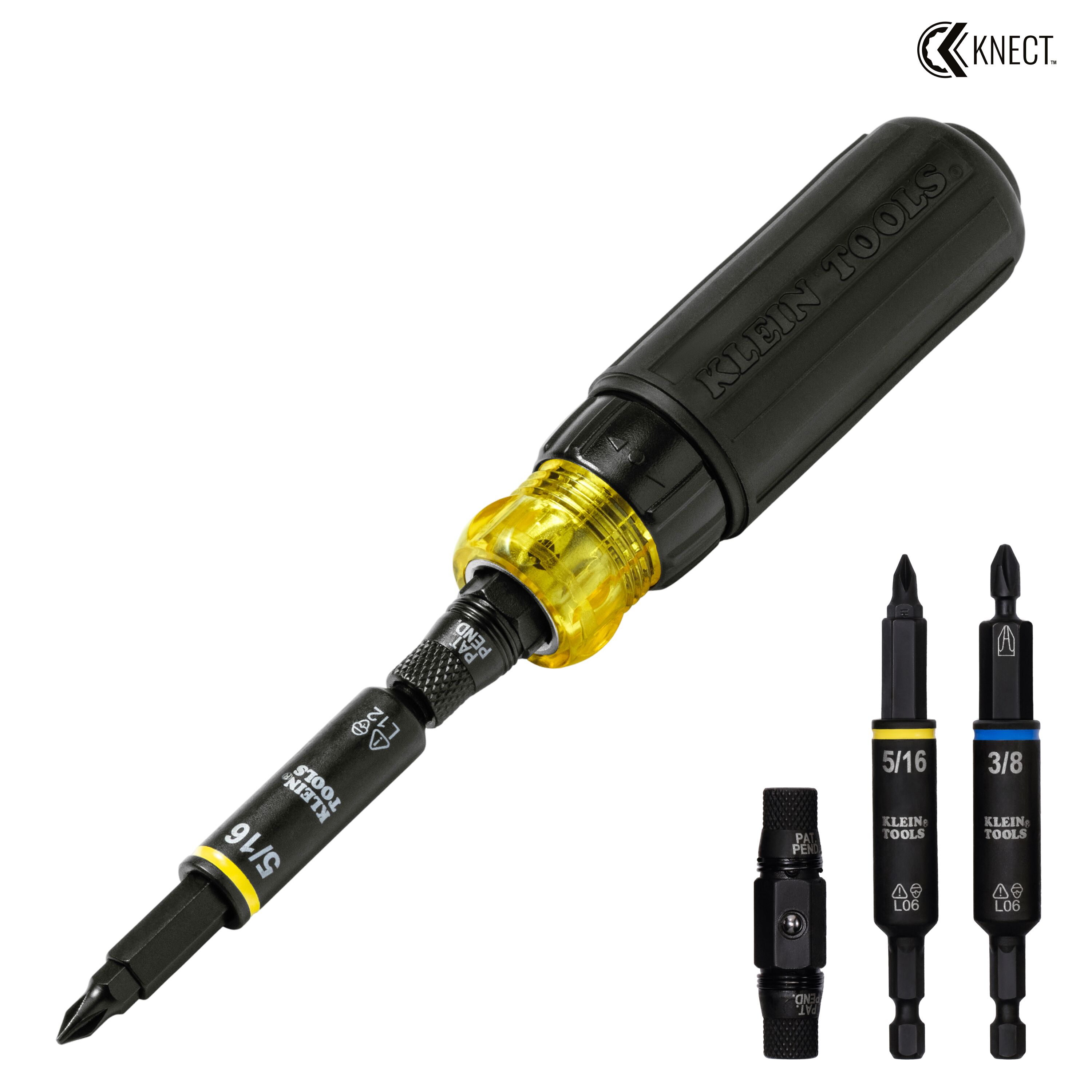 32500HDRT KNECT™ 11-in-1 Ratcheting Impact Rated Screwdriver/Nut Driver - Image