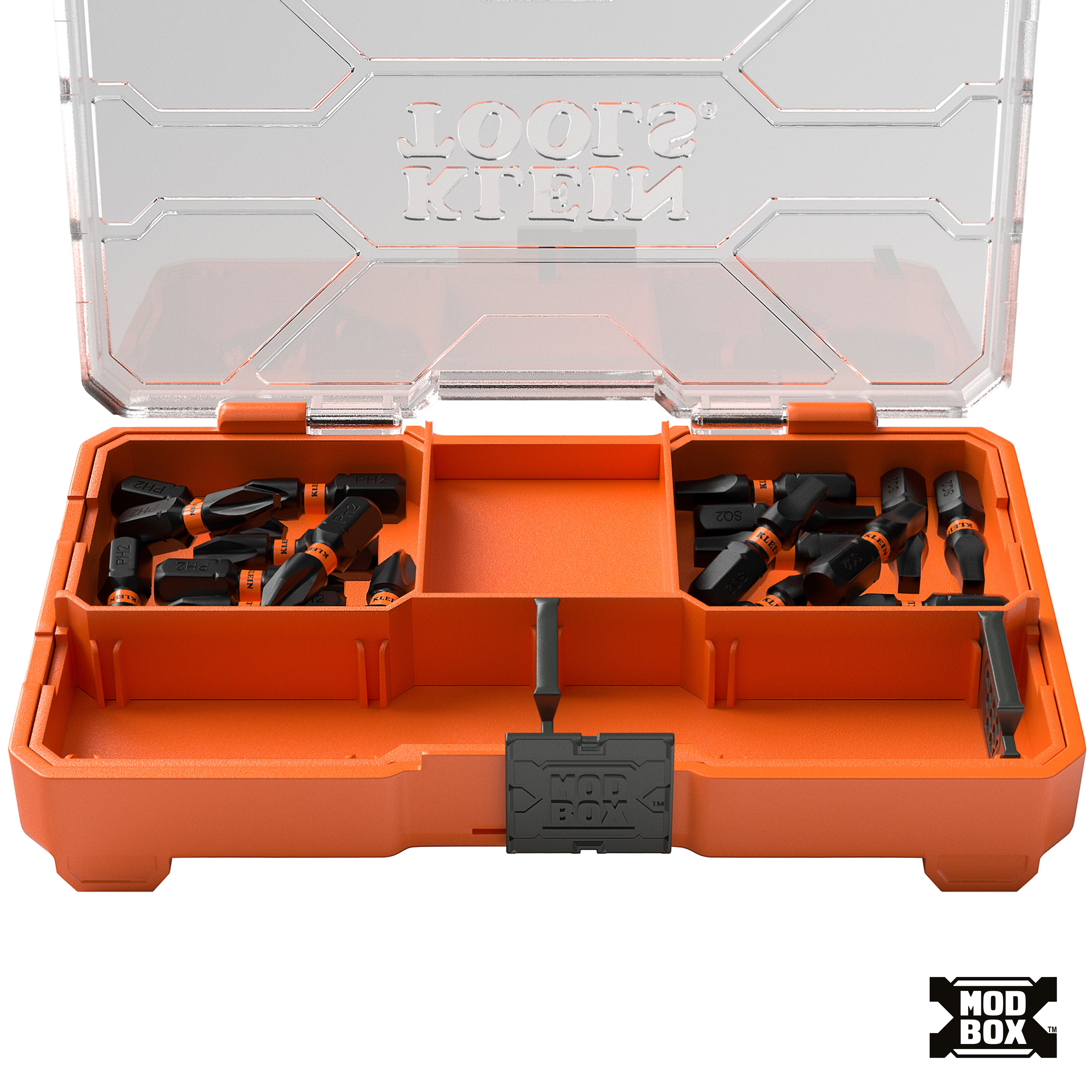 33002S Slim ProFlex Impact-Rated Bit Set, Phillips #2 and Square #2, 20-Piece - Image