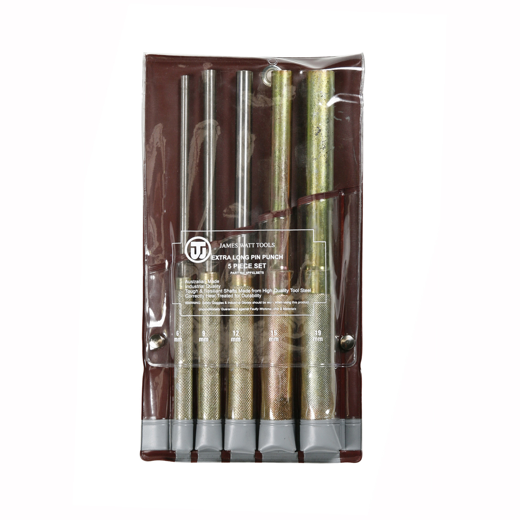 4PPXLSET5 Pin Punches Extra Long 5 Piece - Image
