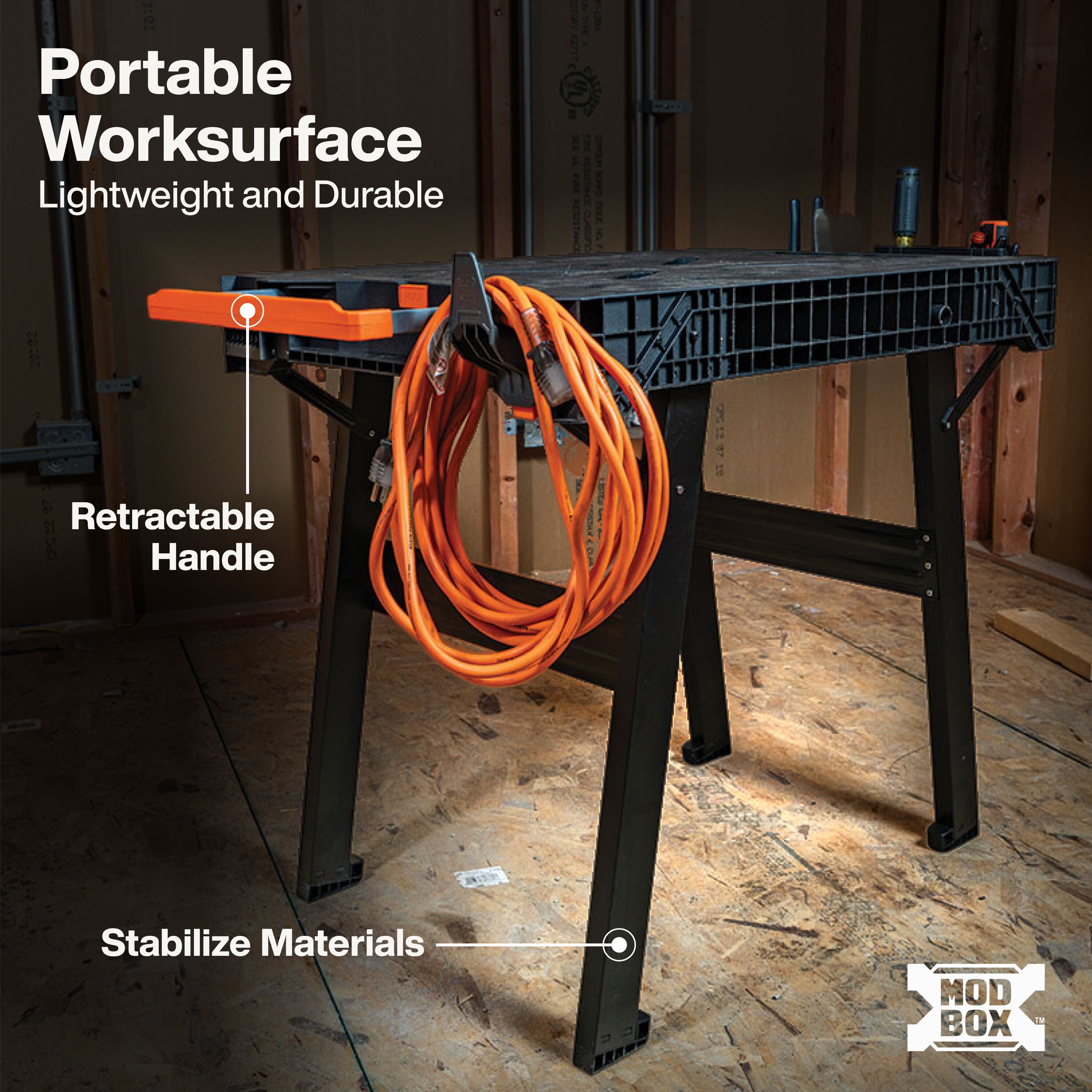 MODbox™ Folding Work Bench - 54410MB | Klein Tools