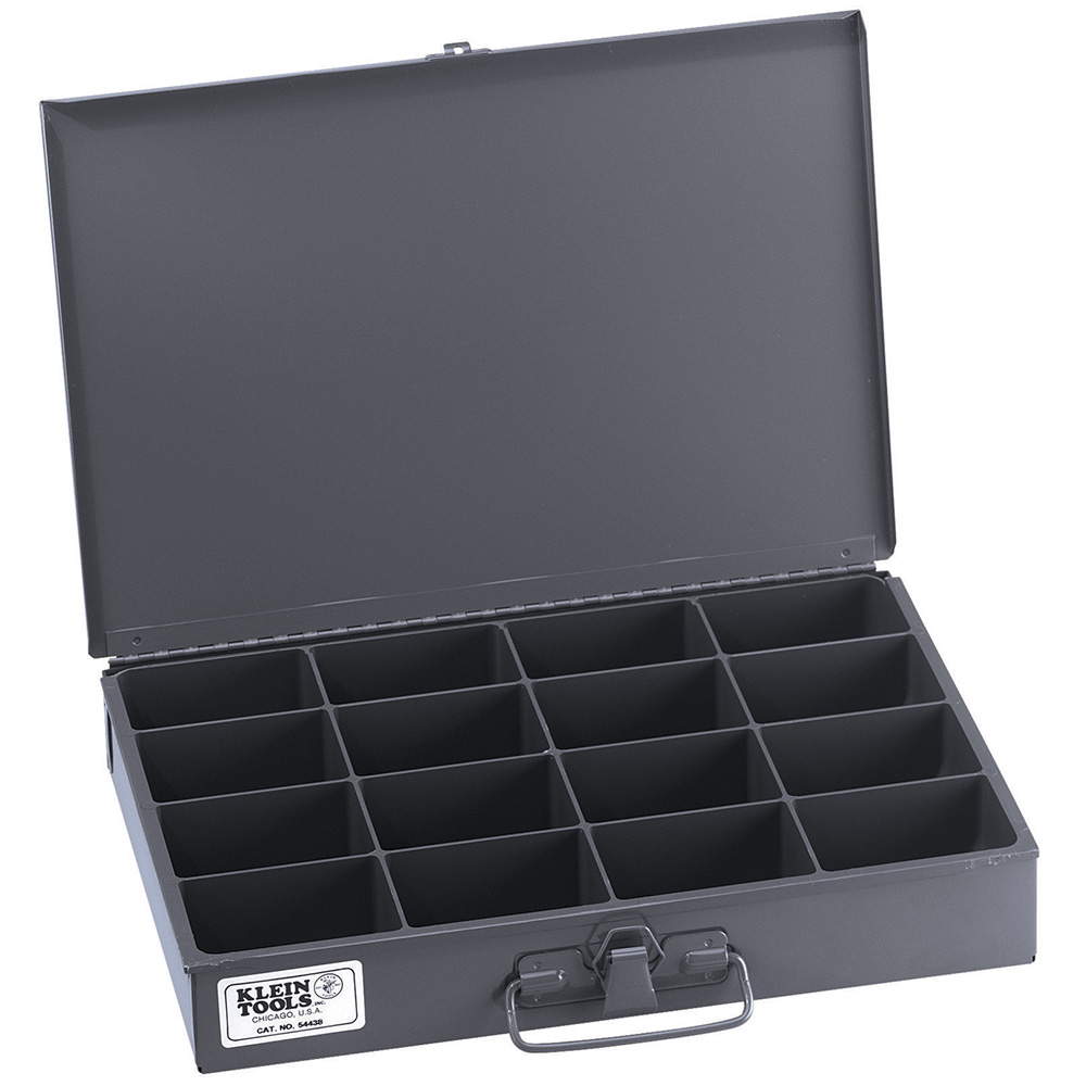 54438 Mid-Size 16-Compartment Parts Storage Box - Image
