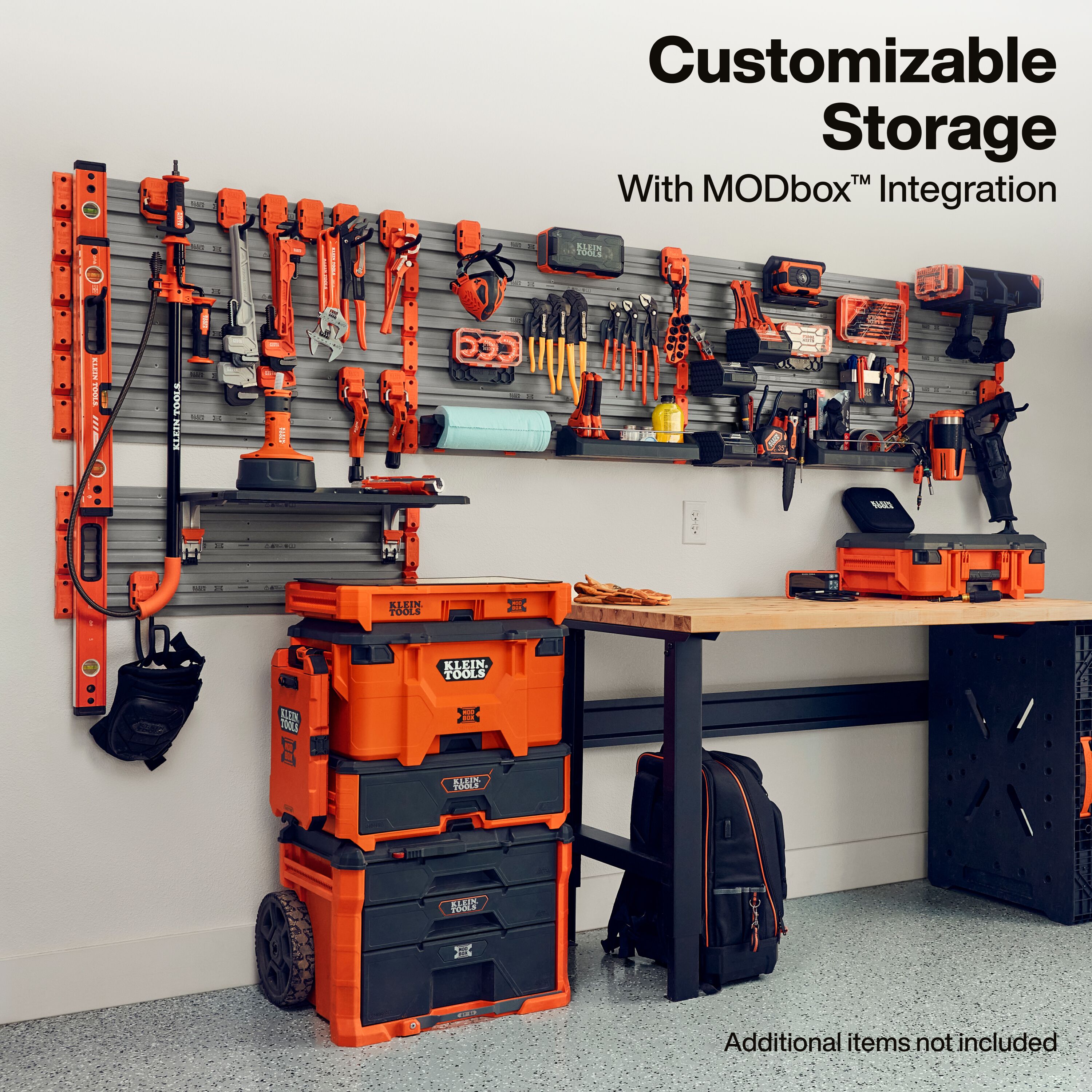 MODbox™ Wall System, 32-Inch Panel, 2-Pack - 54854MB | Klein Tools