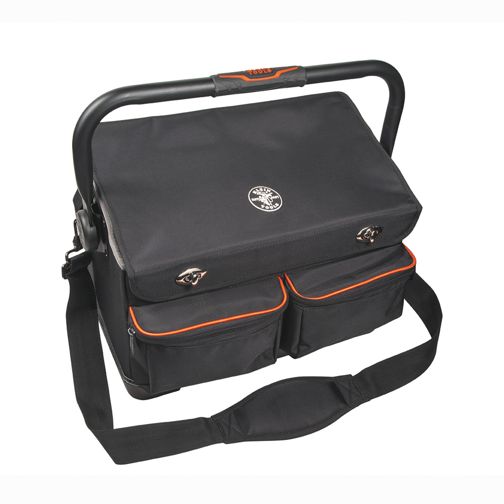 Tradesman Pro™ 17 Pocket Tool Tote with Cover - 55432 | Klein Tools