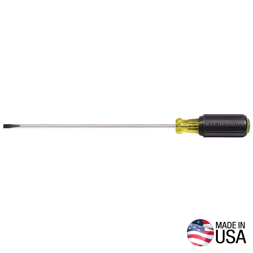 6018 3/16-Inch Cabinet Screwdriver, 8-Inch Round Shank - Image