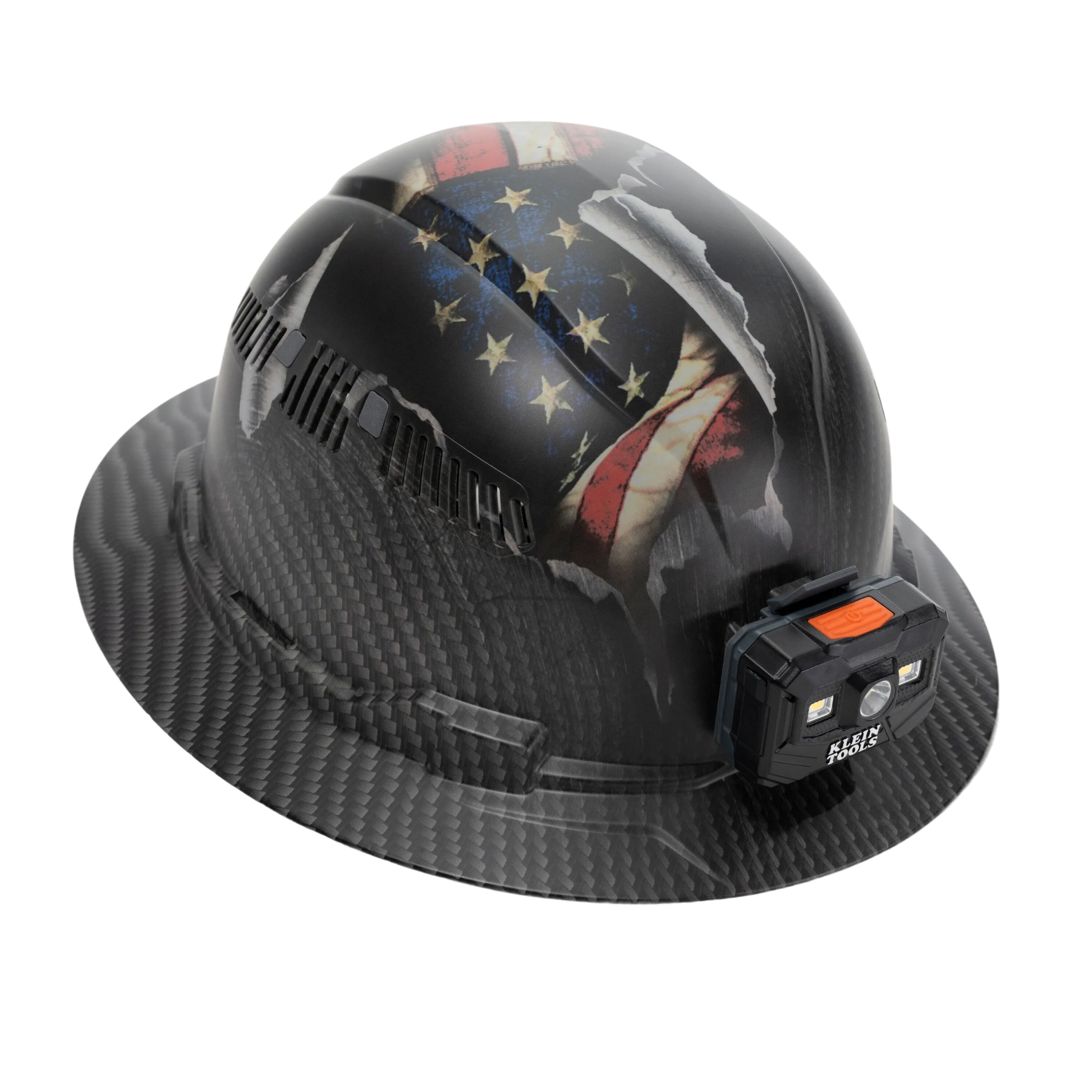60347FS Hard Hat, Freedom Series KARBN™ Pattern, Vented Full Brim, Class C - Image