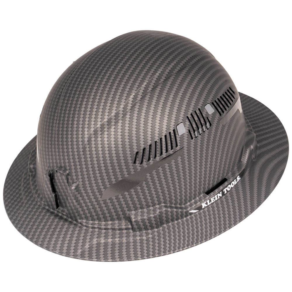 60626 Hard Hat, Premium KARBNâ„¢ Pattern, Vented Full Brim, Class C - Image
