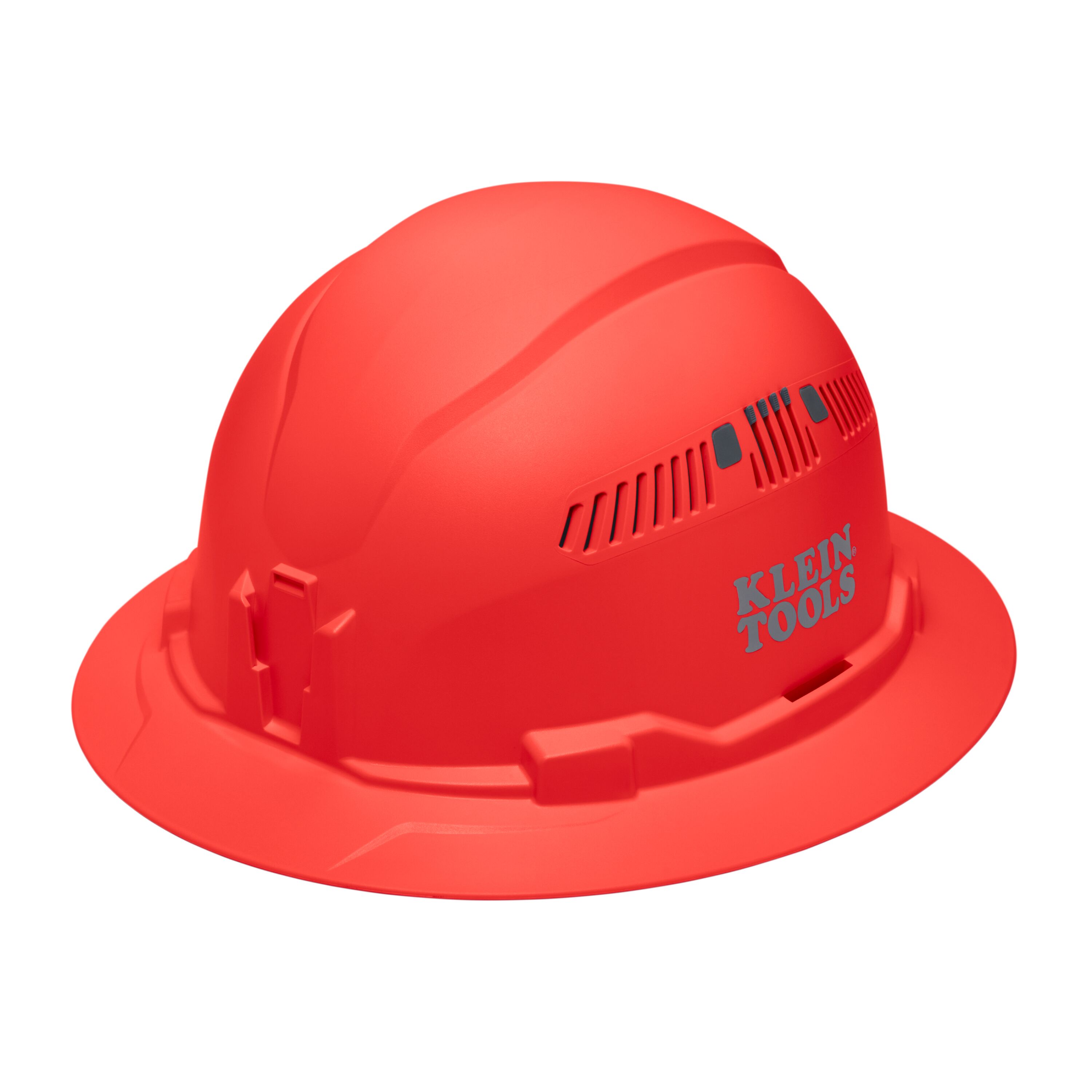 60861BR Hard Hat, Vented, Full Brim Style, Orange - Image