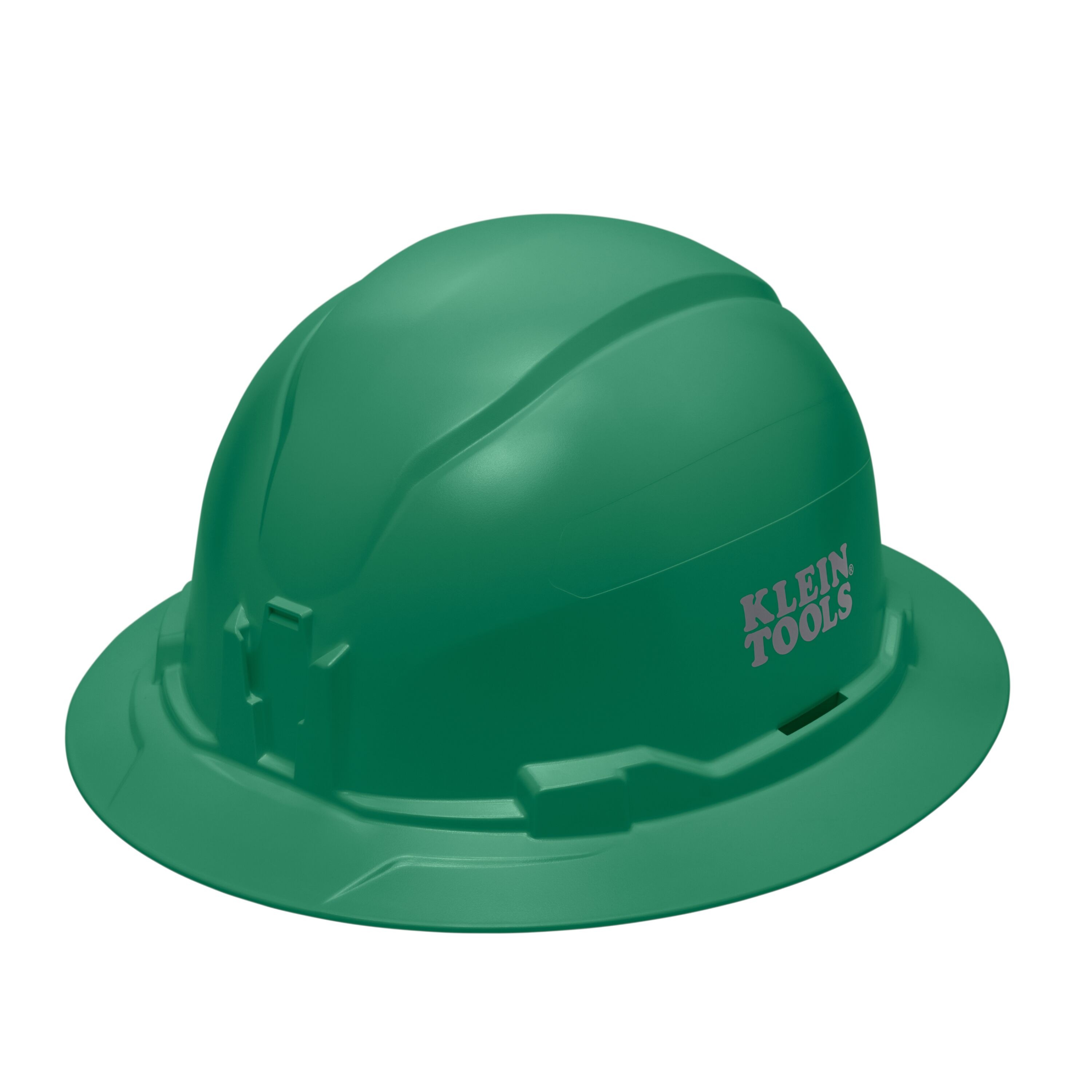 60940 Hard Hat, Non-Vented, Full Brim Style, Green - Image