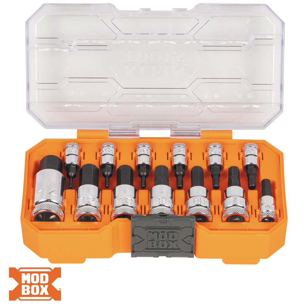 65213HEXM Knurled Hex Bit Socket Set, Metric, 13-Piece - Image
