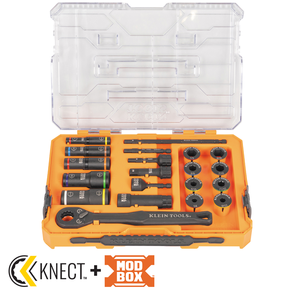 65240 KNECT™ Impact Pass Through and Deep-Well Flip Socket Set, 20-Piece - Image