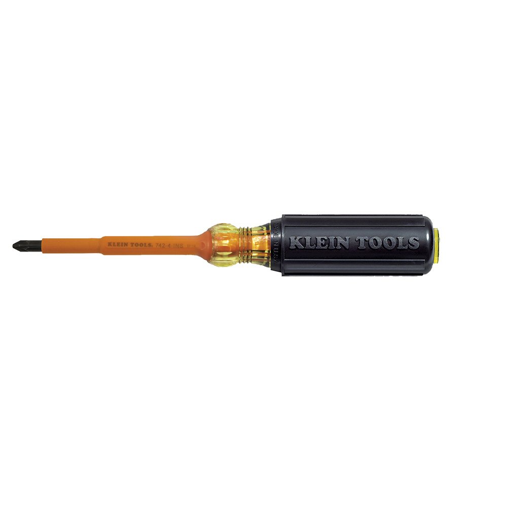 7424INS Screwdriver, Insulated, PoziDriv® No. 2, 10 cm - Image