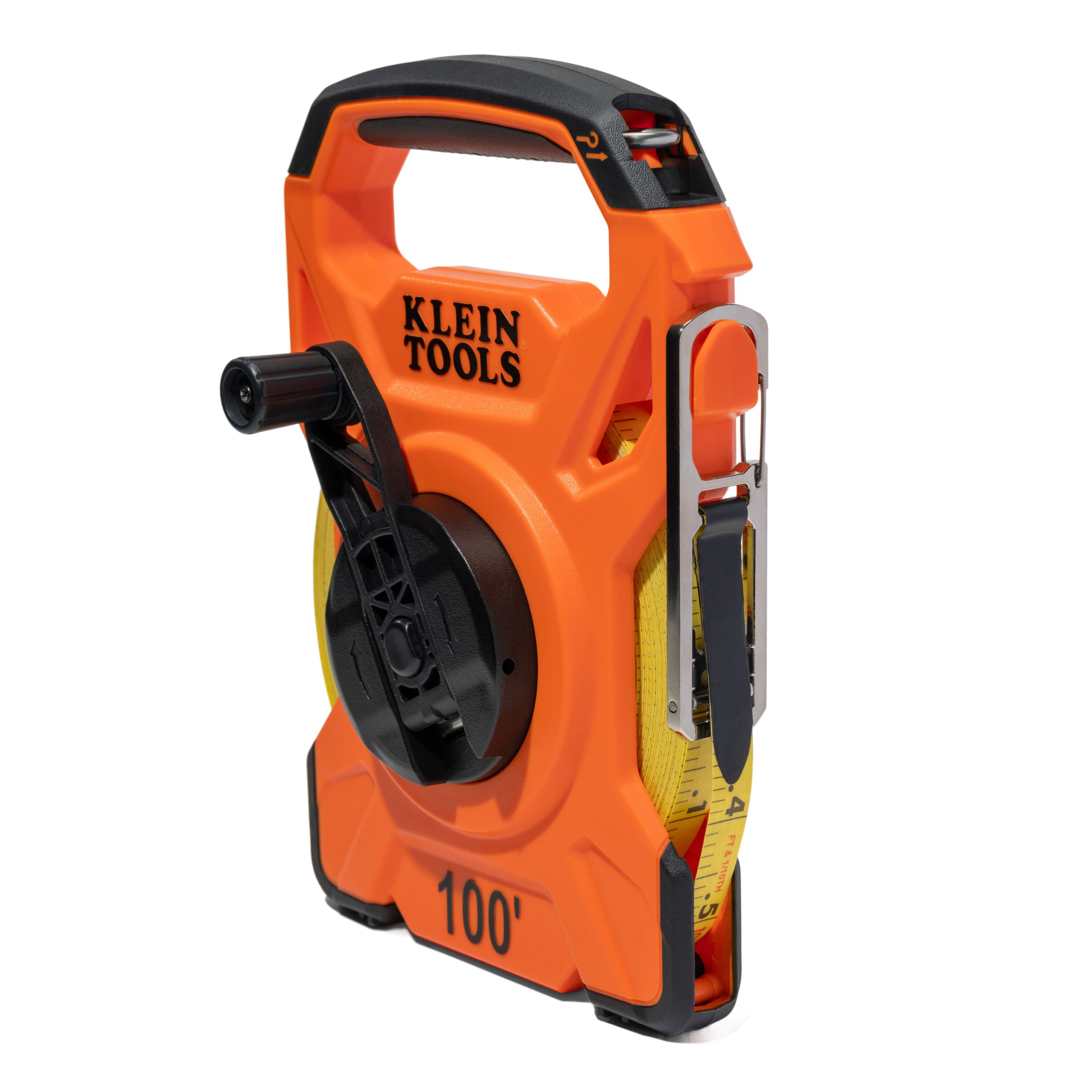 94100RT 100-Foot Open Reel Tape Measure with Single Hook and Carabiner - Image