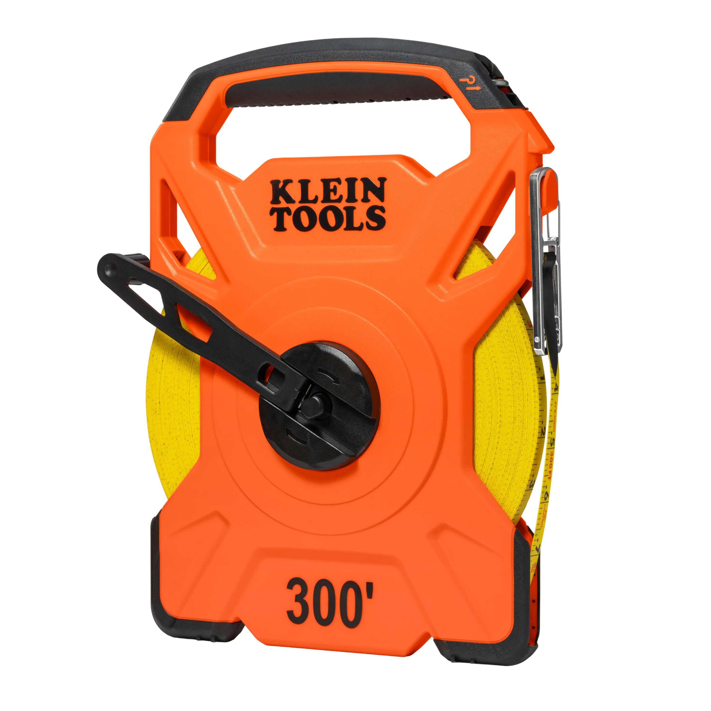 94300RT 300-Foot Open Reel Tape Measure with Single Hook and Carabiner - Image