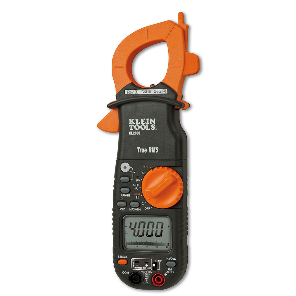 CL2100 400A AC/DC TRMS Clamp w/Temperature - Image