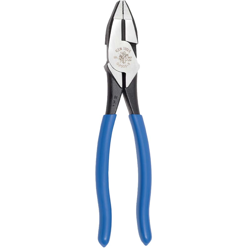 D20008 Lineman's Pliers, Heavy-Duty Side Cutting, 8-Inch - Image