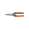 "Long Nose Side Cutter Pliers, 8-In Slim Insulated"