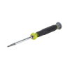 "Multi-Bit Electronics Screwdriver, 4-in-1, Phillips, Slotted Bits"