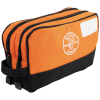 "Double Zipper Bag, 10 x 6-Inch, Orange"