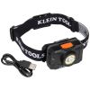 "Rechargeable 2-Color LED Headlamp with Adjustable Strap"