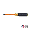 "Insulated Screwdriver, 1\/4-Inch Cabinet, 4-Inch Round Shank"