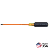 "Insulated Screwdriver, 3\/8-Inch Cabinet, 8-Inch Round Shank"