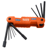 "Pro Folding Hex Key Set, 10-Key, Metric Sizes"