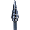 "12-Step Drill Bit, 3\/8-Inch Hex, Double Straight Flute, 3\/16-Inch to 7\/8-Inch"