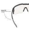 03000 Blade Safety Glasses, Clear Lens Image 3