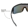 03002 Polarized Blade Safety Glasses, Blue Lens Image 3
