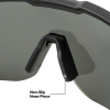 03003 Polarized Blade Safety Glasses, Silver Lens Image 4