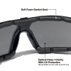 03609 Low-Profile Gasket Safety Glasses, Gray Lens Image 2