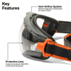 03610 Compact Safety Goggles, Clear Lens Image 1