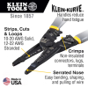1009 Klein-Kurve Long-Nose Wire Stripper, Wire Cutter, Crimping Tool Image 1
