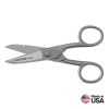100CS Serrated Electrician Scissors with Stripping Image