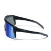 22102 Mirrored Blade Safety Glasses, Blue Lens Image 5