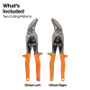 2403RL Offset Aviation Snips, 2-Pack Image 1