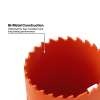 31020 Bi-Metal Hole Saw, 2-1/8-Inch Image 4