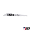 31716 Reciprocating Saw Blades, 6 TPI, 6-Inch, 5-Pack Image