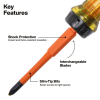32288 8-in-1 Insulated Interchangeable Screwdriver Set Image 3