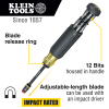 32304 14-in-1 HVAC Adjustable-Length Impact Screwdriver with Flip Socket Image 1