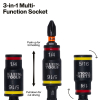 32304 14-in-1 HVAC Adjustable-Length Impact Screwdriver with Flip Socket Image 2