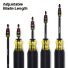 32304 14-in-1 HVAC Adjustable-Length Impact Screwdriver with Flip Socket Image 4