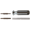 32460 Multi-Bit Screwdriver, 4-in-1, Ph Bit #1, #2, Sl Bits 3/16-Inch, 1/4-Inch, 7-Inch - Image